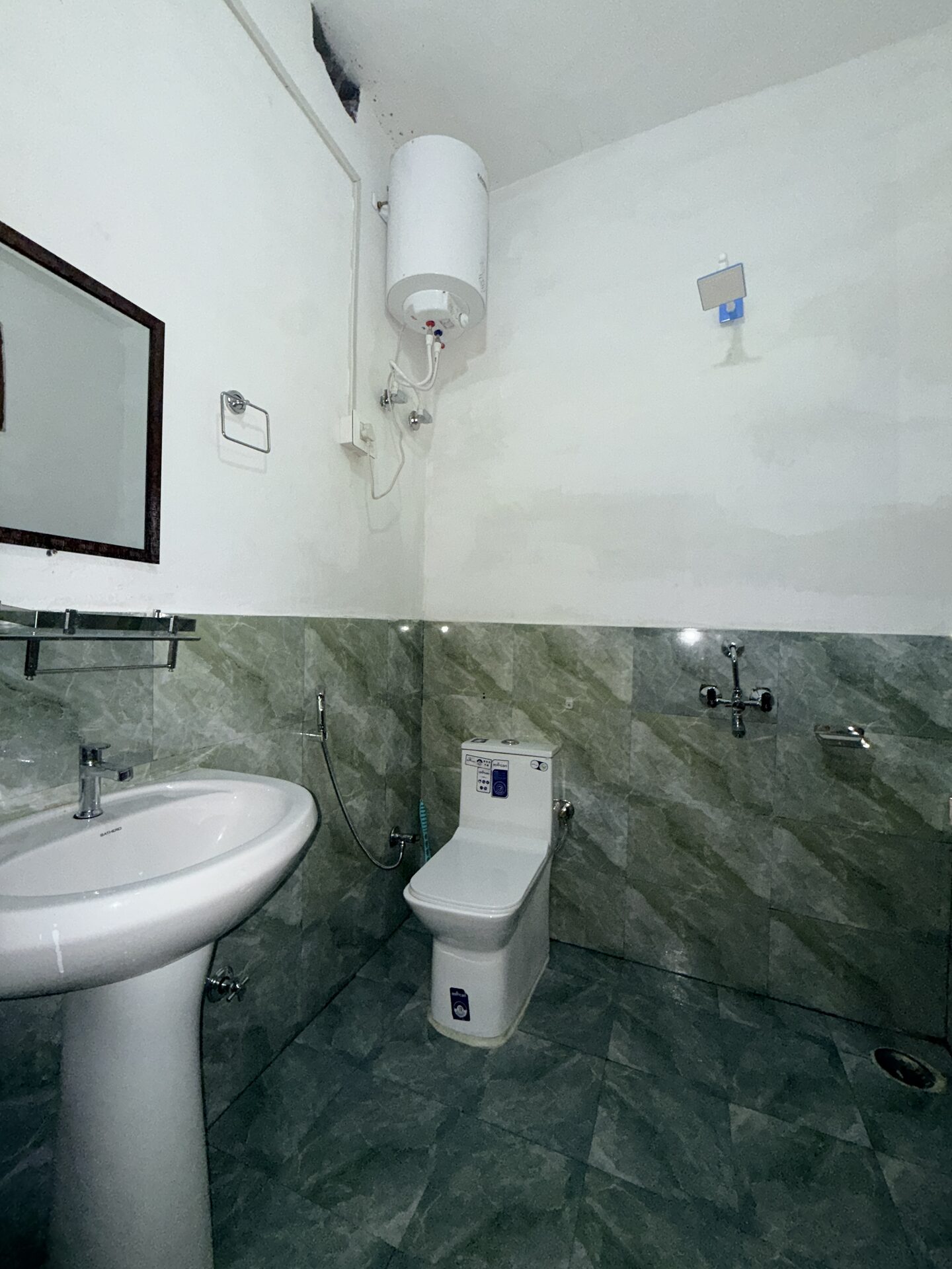 Clean modern bathroom