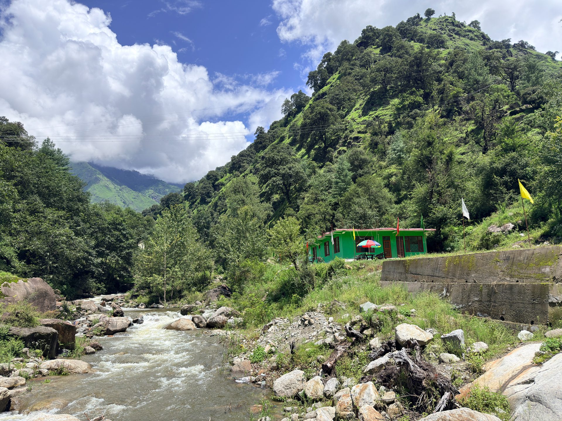 Mountain view near the homestay