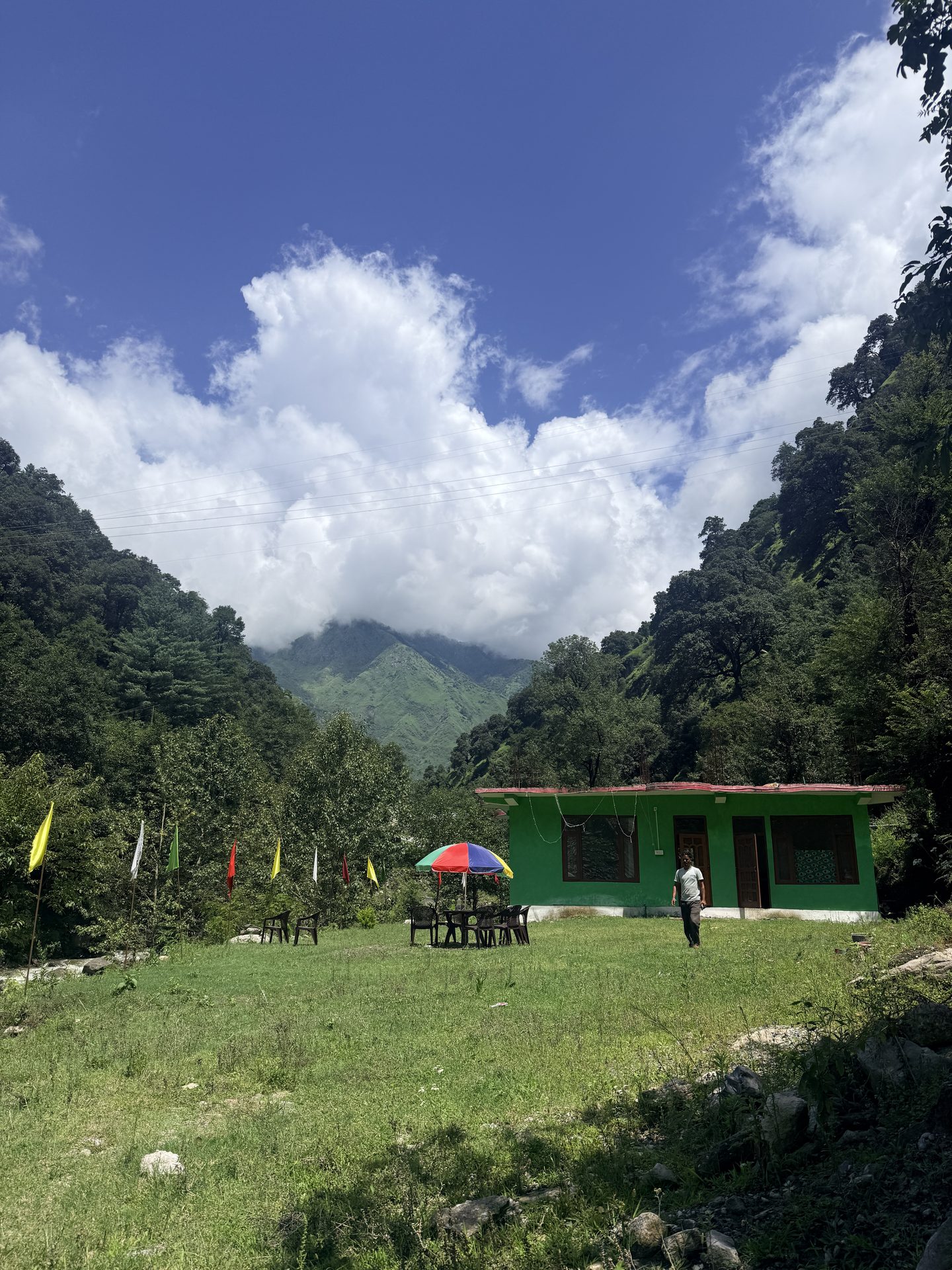 The river beside River Edge Home Stay in Shanshar, Himachal Pradesh